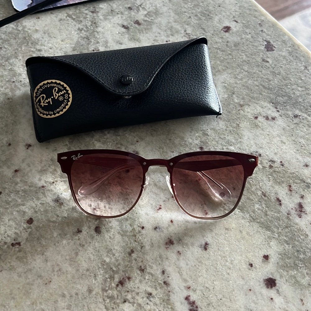 Ray ban sunglasses- club master- pink
